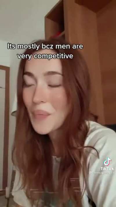 Why she drinks a lot? Ah well!