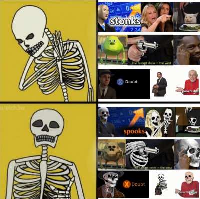 High effort Spooktober meme