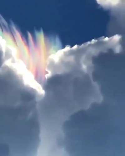 Clouds' rainbow is just something people don't usually see