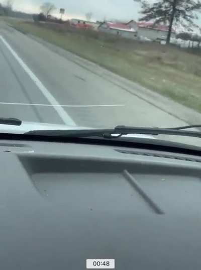 This crack forming as I’m driving