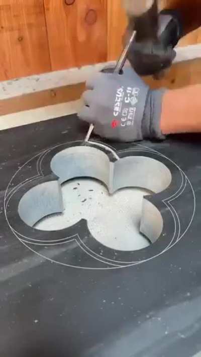Stone carving