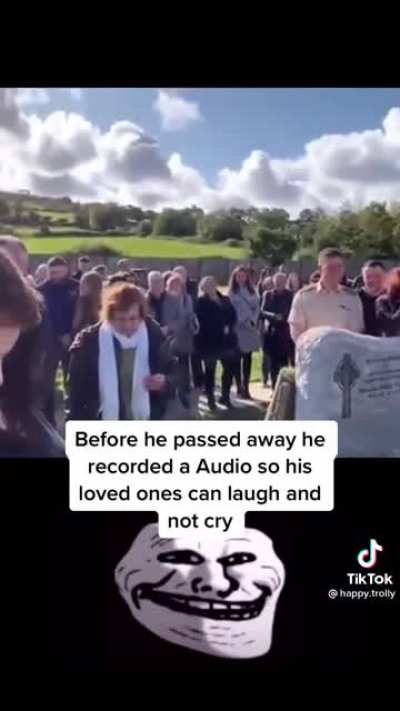 At the funeral ?