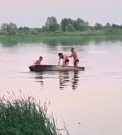 Down she goes lads.