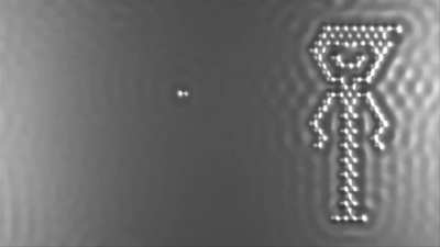 This is the worlds smallest movie made entirely out of atoms titled "A Boy And His Atom" it took 4 researchers roughly 252 hours to make.