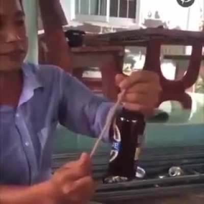 He didn't even realize at first