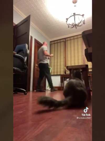 Girl pranks Guy with dog toy attached to fishing line! Makes him believe it’s a snake…?? (via: sirbakes1987)