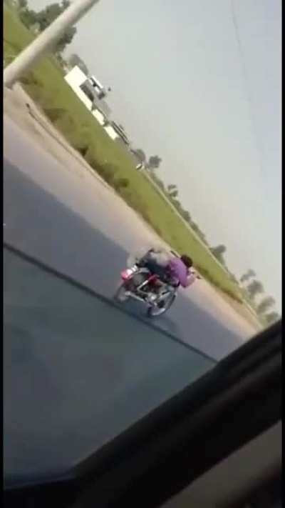 Well... At least he got to feel like superman flying for a good bit.