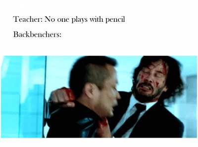 The good old pencil fights