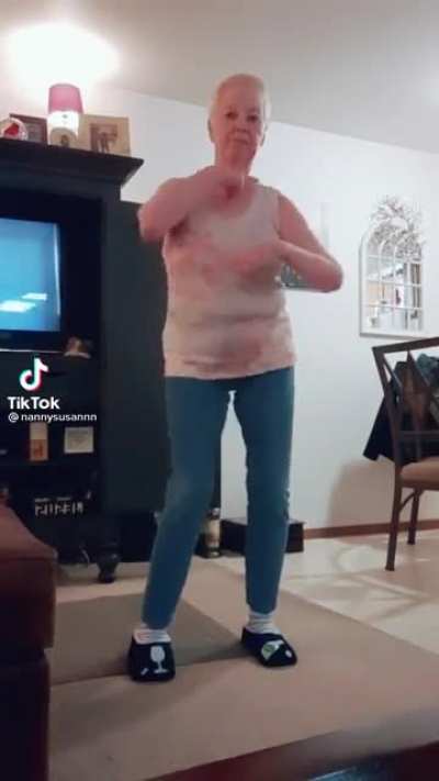 Susan got the moves ?