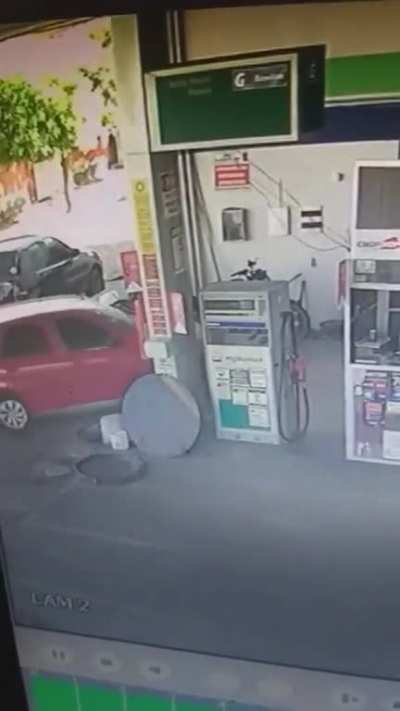 Just a normal day in a gas station