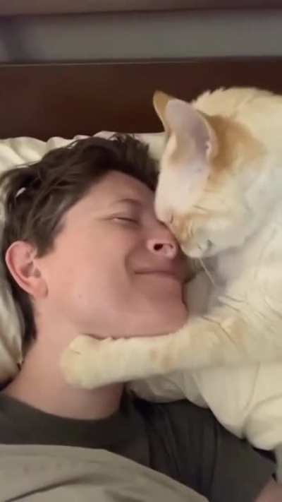 You must let her give you kisses ??