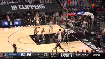 [Highlight] Paul George 2021 WCSF Game 3 vs Jazz 31 Pts, 5 Asts | FreeDawkins |