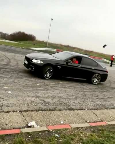 Skilled BMW driver
