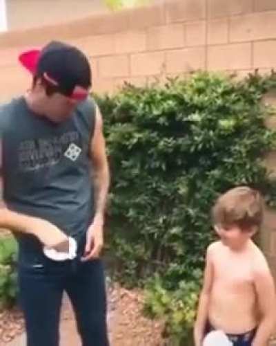 When the kid ain't no push over ?