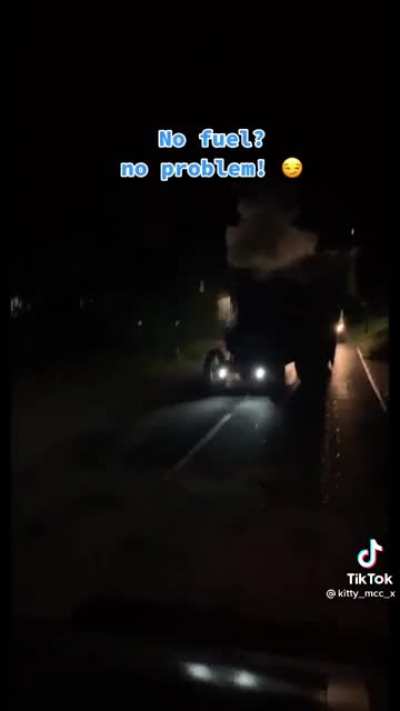 Trust the U.K. to find the weirdest thing to do in a fuel crisis. ?