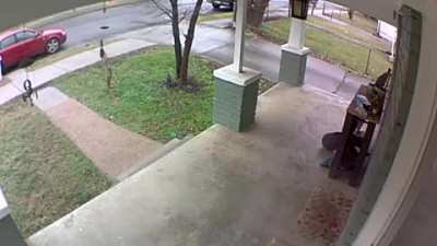 Anytime I’m feeling down, I just watch this video of myself falling up my stairs.