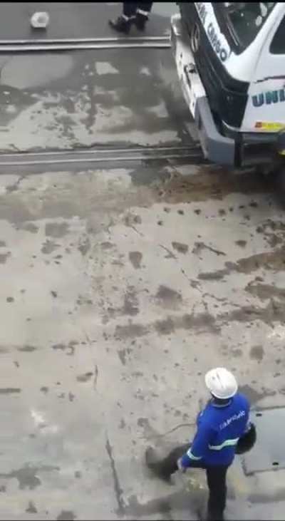 to mop a river.