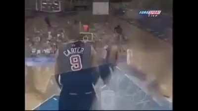20 years ago today, Vince Carter performed one of the best dunks of all time over the 7'2" Frederic Weis in the Olympics. The French dubbed it le dunk de la mort (the dunk of death).