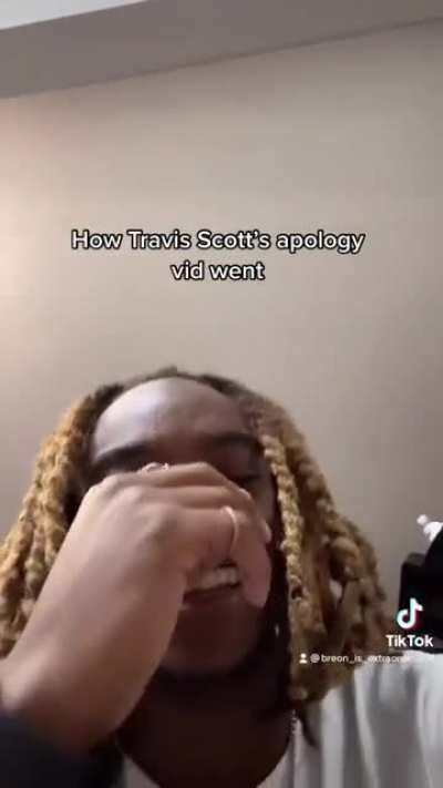 The REAL Travis Scott apology video