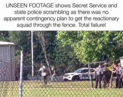 New footage shows cops and Secret Service struggling to get to the Trump shooter's location