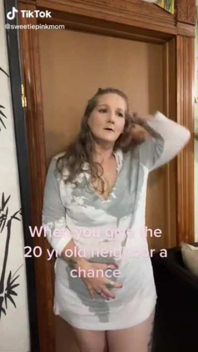 Someone needs to get this woman off of TikTok. This is disgusting.
