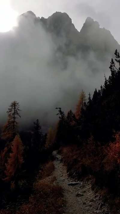 ? The Dolomites in Italy, one of the most beautiful places to hike.