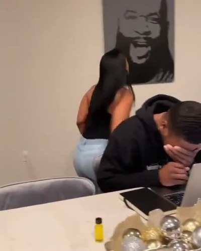 A mother's reaction after seeing her son has passed the bar exam