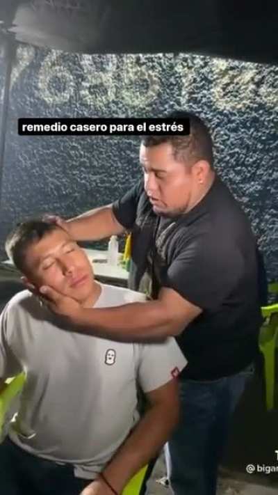 Showing homemade stress relief techniques