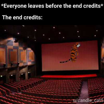 Happens everytime on theatres