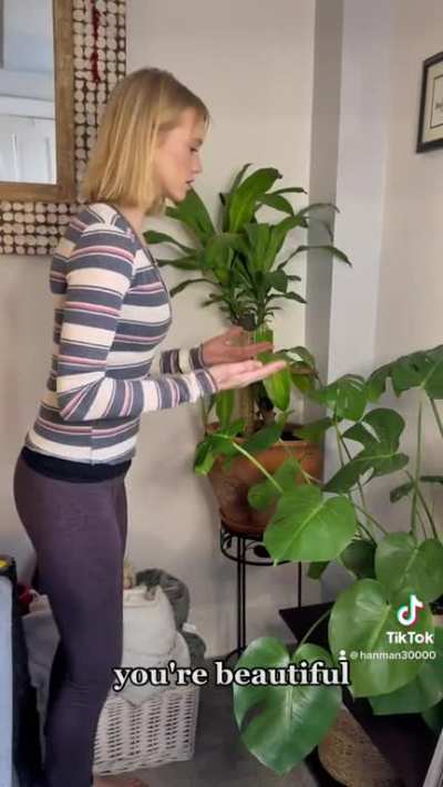 I speak to plants