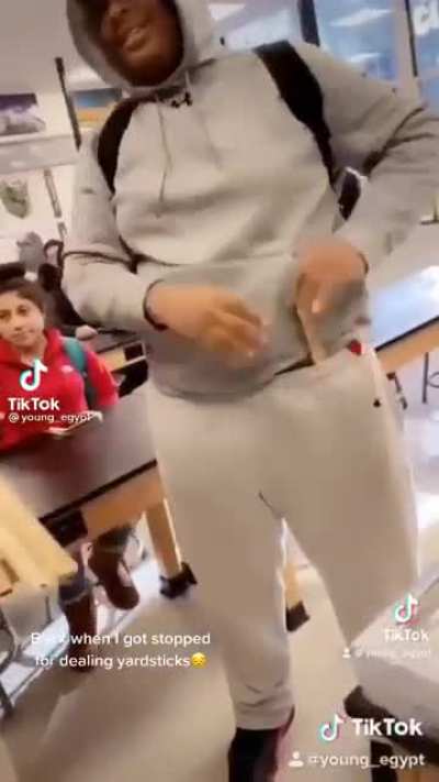 Bro was packing wood, literally?