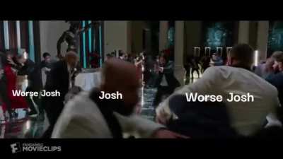 Early footage of the Josh fight