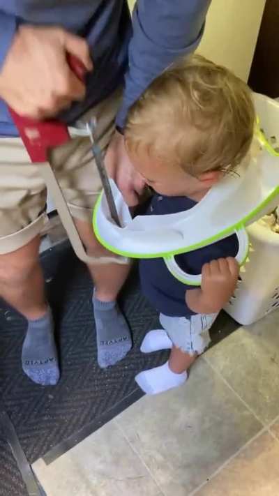 getting your head stuck
