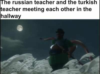 They have a small rivalry