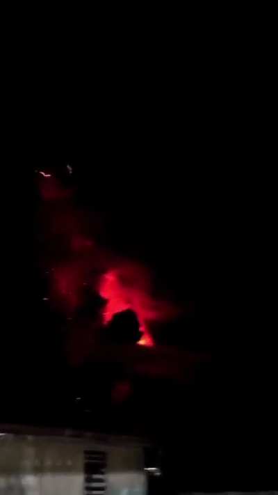 Ruang Volcano erupts in North Sulawesi , Indonesia