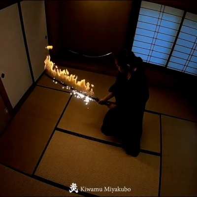 Katana on Fire ?