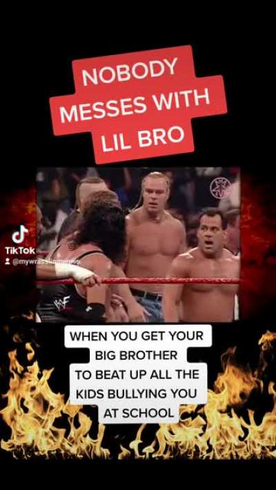NOBODY MESSES WITH LIL BRO! ?