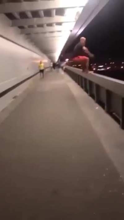 Let me do a backflip fast