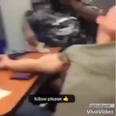Hmc while I knock a dude out
