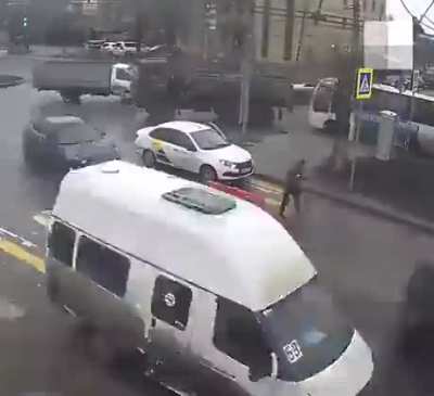 To secure the dangerous part of the road