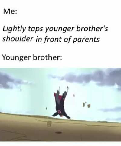 "But I barely touched him!"