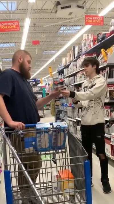 He face says it all