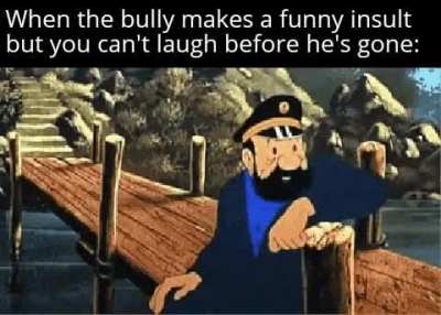 Captain Haddock is a funny guy