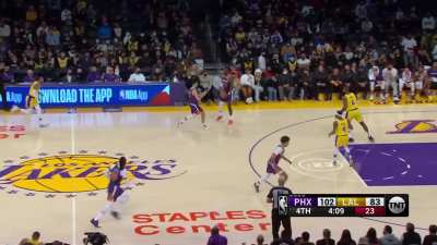 [Highlight] Lakers turn it over, Booker drills the 3, and Crowder takes a tumble