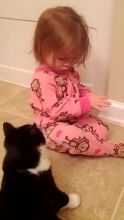 "Fine I'll leave you alone... sike!"