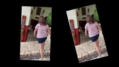 That Mexican tourist attraction video, stabilized to true vertical and the false horizontal.