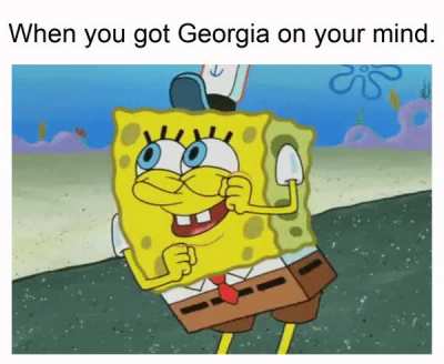 Just an old sweet song, keeps Georgia on my mind.