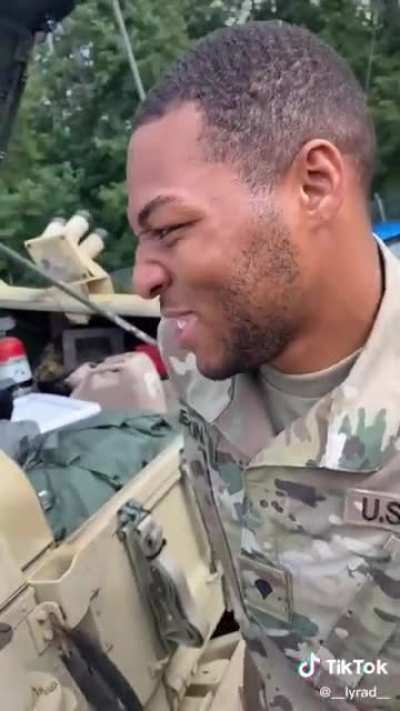 “Why’d you join the army” ??‍♀️
