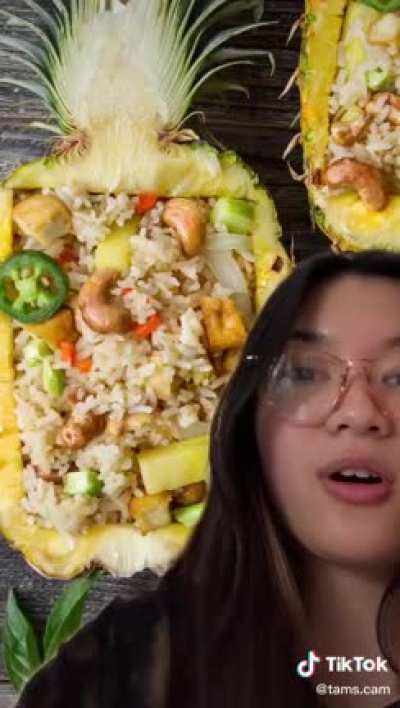 Do ...✍? not ...✍? order ...✍? the pineapple ...✍? fried ...✍? rice ...✍?