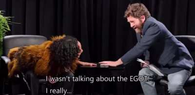 The bloopers from »Between Two Ferns« make every day better…